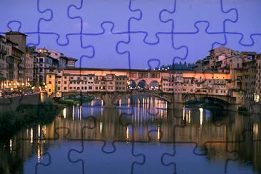 Bridge at sunset jigsaw puzzle