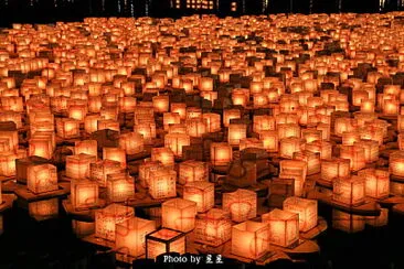 Water lamp Festival in Taiwan jigsaw puzzle