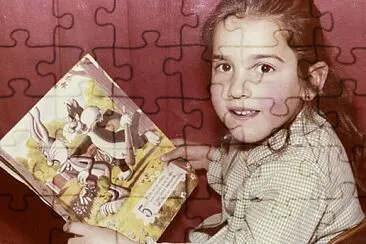 In this photo I was five years old jigsaw puzzle