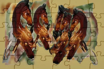 Horse Herad Fiddle jigsaw puzzle