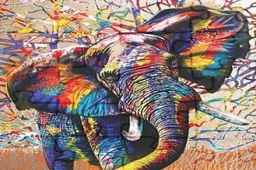 Art Elefante jigsaw puzzle