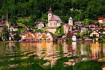 Lago Gosau-Austria jigsaw puzzle