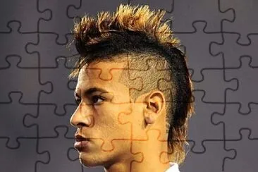 Neymar de moicano jigsaw puzzle