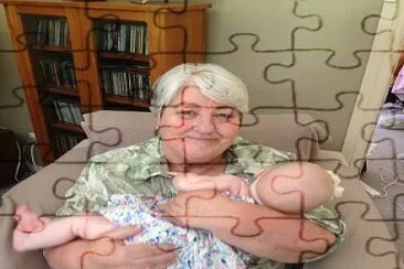 Nanny and Mylee jigsaw puzzle