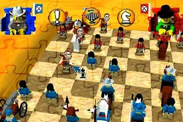 Lego chess jigsaw puzzle