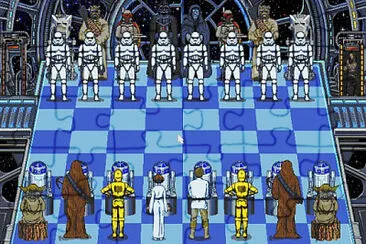 Ajedrez Star Wars jigsaw puzzle