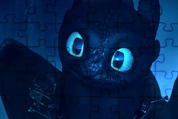 פאזל של Toothless HTTYD 3