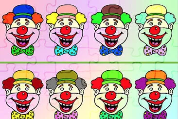 פאזל של Clowns