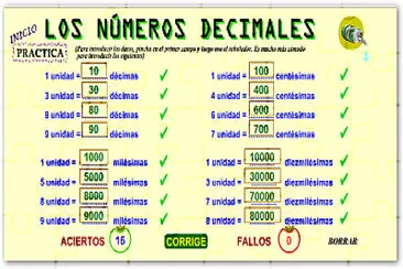 DECIMALES 4TO. MATE jigsaw puzzle