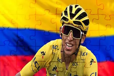 Egan bernal campeom del tour jigsaw puzzle