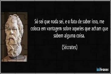 Pensamento famoso de SÃ³crates