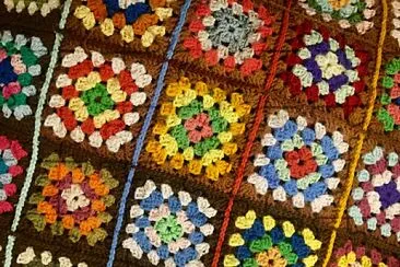 Granny Squares, faded