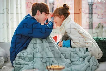 Romance is a bonus book jigsaw puzzle