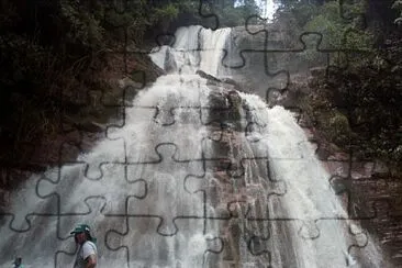 catarata Velo de novia jigsaw puzzle