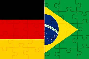 פאזל של Brasilien und Deutschland