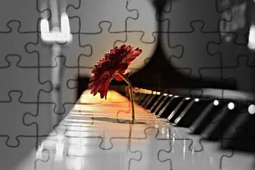 Piano jigsaw puzzle