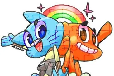 פאזל של gumball