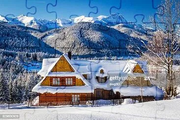 פאזל של Zakopane l 'hiver Pologne