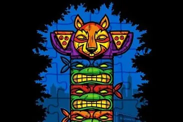 Totem jigsaw puzzle