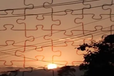 O pÃ´r do sol jigsaw puzzle