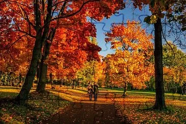 Pareja en otoÃ±o