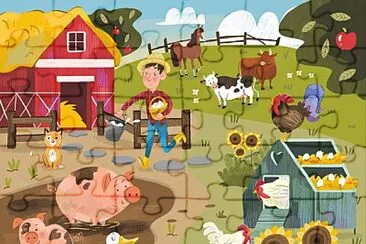 Farm life jigsaw puzzle