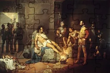 El suplicio de CuahtÃ©moc jigsaw puzzle