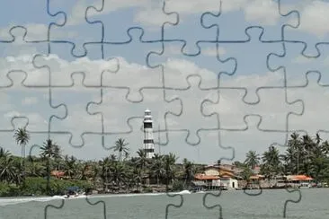 Farol Mandacaru ou Preguiças - Barreirinhas - MA jigsaw puzzle