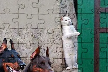 Dont move a muscle jigsaw puzzle