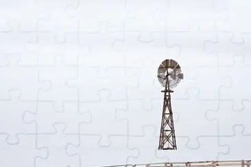 Windmill in Snow