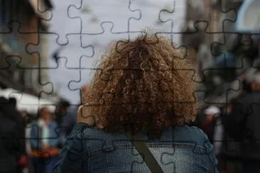 Curly jigsaw puzzle