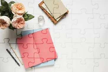 pink jigsaw puzzle