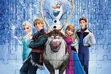 פאזל של frozen