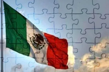 BANDERA DE MÃ‰XICO jigsaw puzzle