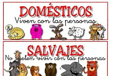 פאזל של Animales Domesticos y Silvestre