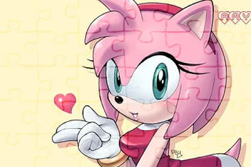 amy rose jigsaw puzzle