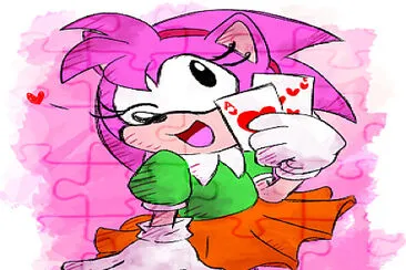 classic amy rose jigsaw puzzle