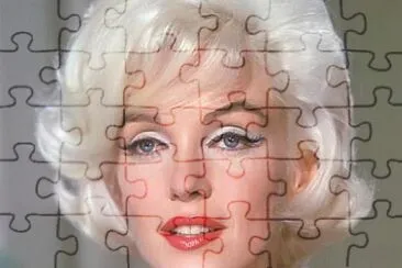 Marilyn pensativa jigsaw puzzle