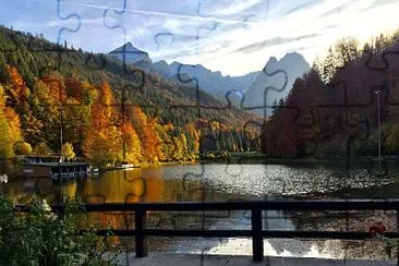 פאזל של Riessersee, Garmisch-Partenkirchen, Germany