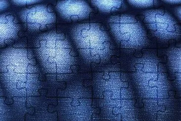 Abstract, Blue Fabric jigsaw puzzle