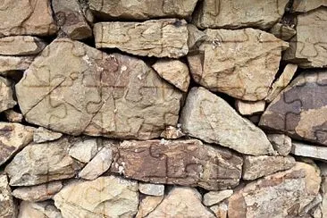 Abstract: Stone Wall jigsaw puzzle