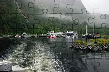 Muelle Milford Sound jigsaw puzzle