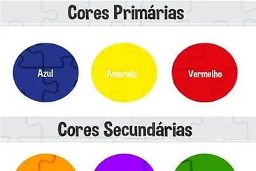 Cores primÃ¡rias e secundÃ¡rias