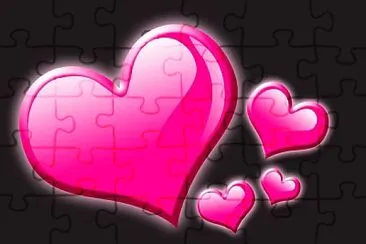 pink jigsaw puzzle