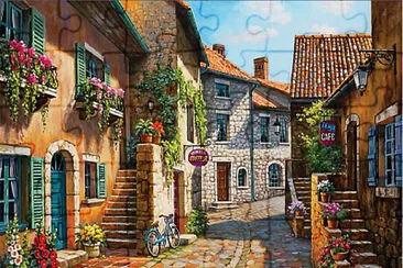 Calles francesas jigsaw puzzle