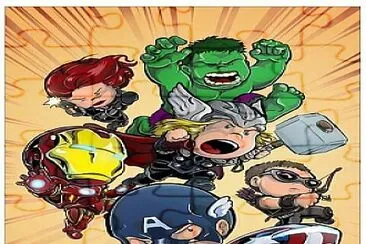 פאזל של advengers junior