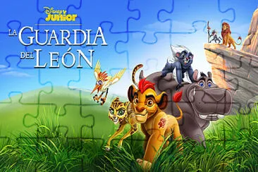 La guardia del leon jigsaw puzzle