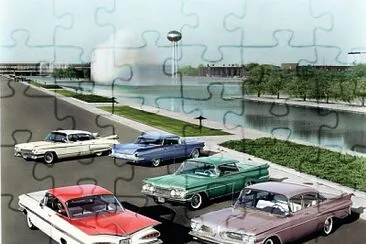 1959 GM line jigsaw puzzle