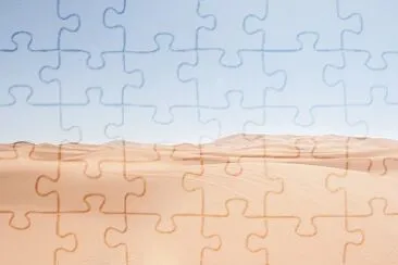 desert vector jigsaw puzzle