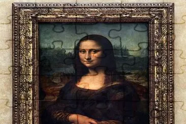 פאזל של mona lisa